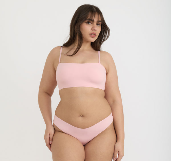 Organic Basics Bare Thong Marshmallow Pink
