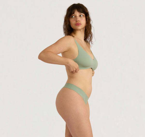 organic basics Bare Thong Sage