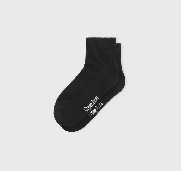 Organic Basics Core Ankle Socks 2-pack Black