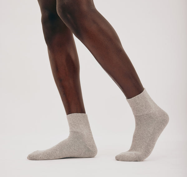 Organic Basics Core Ankle Socks 2-pack Grey
