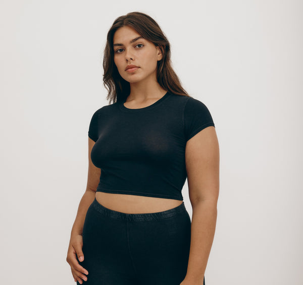 Organic Basics Core Baby Tee 3-pack Black