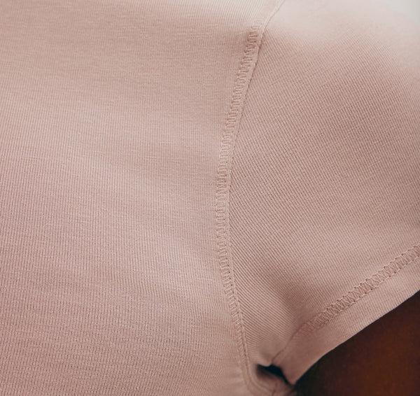 Organic Basics Core Baby Tee Muted Misty Rose