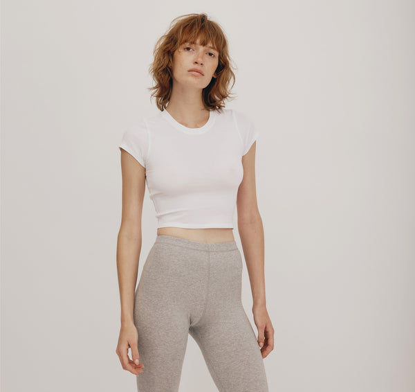 Organic Basics Core Baby Tee White