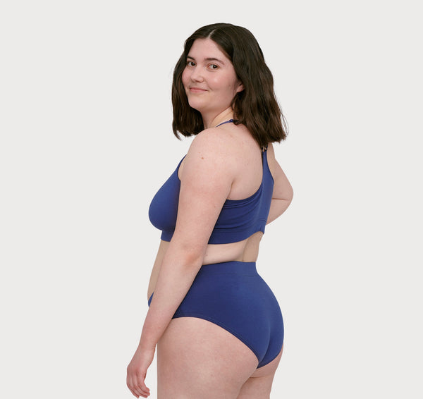 Organic Basics Core Basic Bra Cobalt