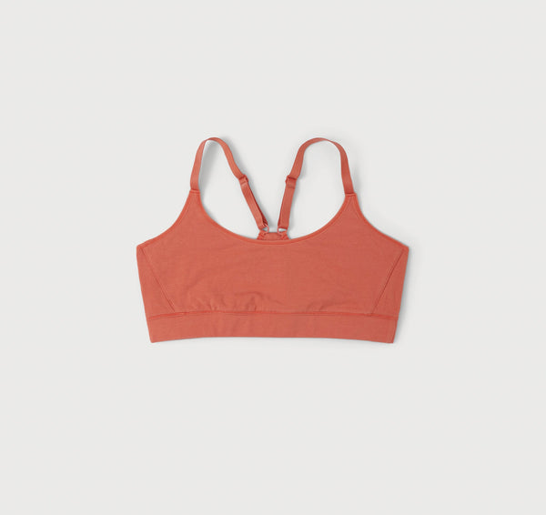 Organic Basics Core Basic Bra Dusty Red