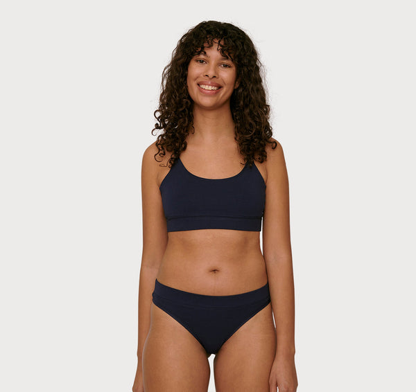 organic basics Core Basic Bra Navy