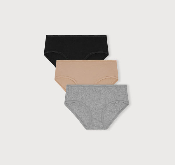 organic basics Core Briefs 3-Pack Black