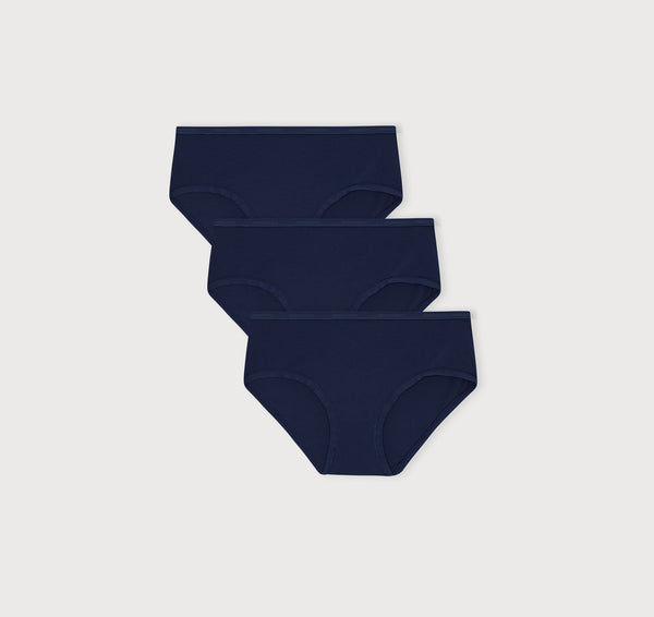 organic basics Core Briefs 3-Pack Deep Navy