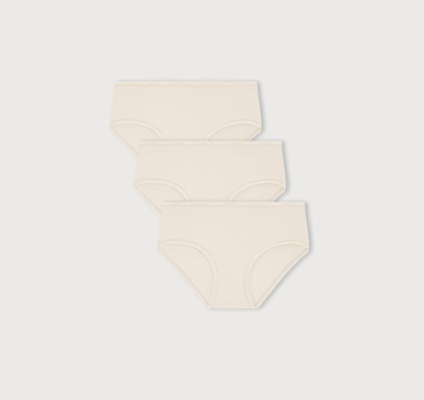 organic basics Core Briefs 3-Pack Soft Vanilla