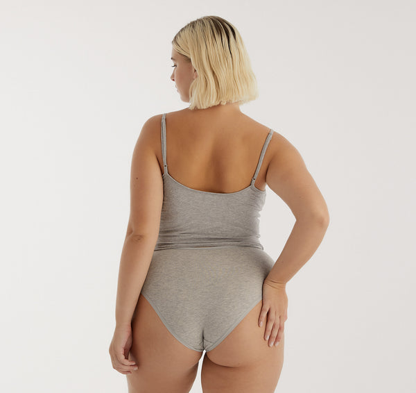 Organic Basics Core Briefs Grey Melange