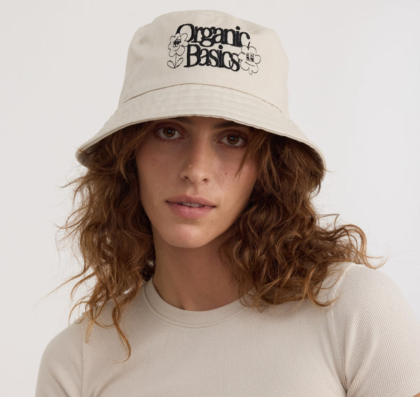 Organic Basics Core Casual Bucket Hat Sandstone