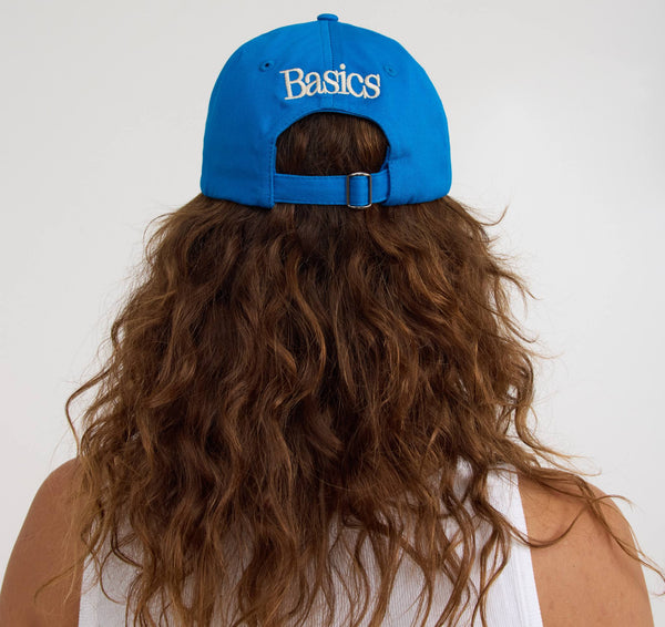 Organic Basics Core Casual Cap Azure Blue