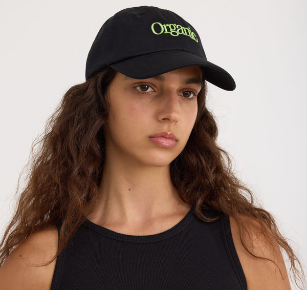 Organic Basics Core Casual Cap Black