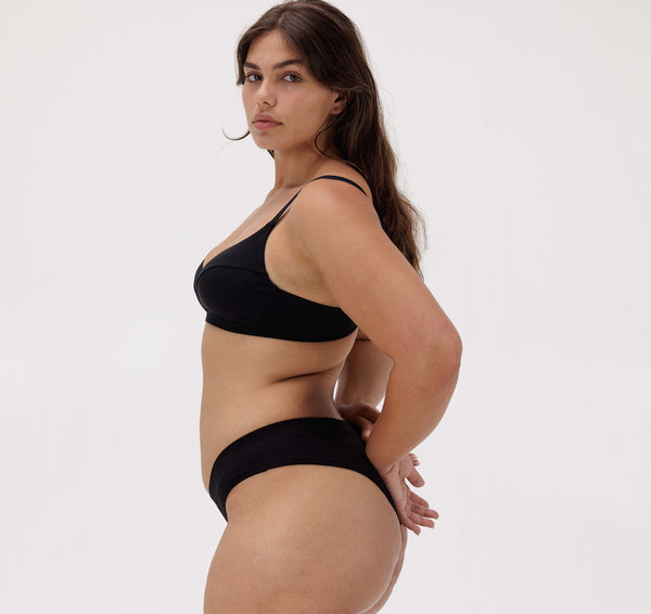 Organic Basics Core Classic Bra Black