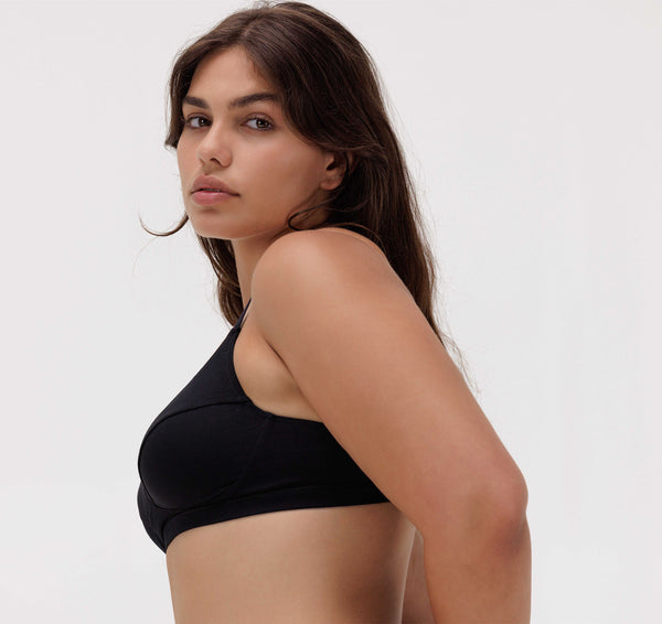 Organic Basics Core Classic Bra Black