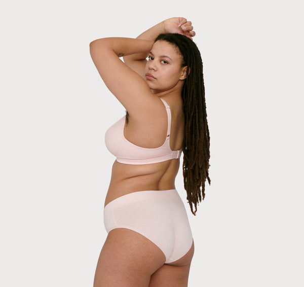 Organic Basics Core Classic Bra Rose Pink