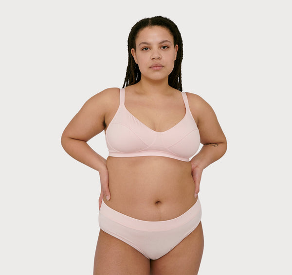 organic basics Core Classic Bra Rose Pink