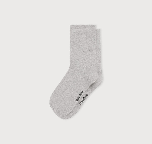 organic basics Core Crew Socks 3-pack Grey