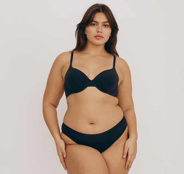 Organic Basics Core Full Coverage Bra Black
