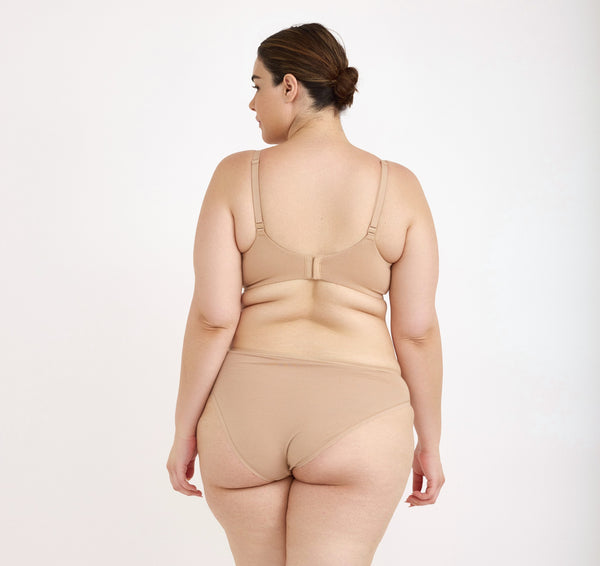 Organic Basics Core Full Coverage Bra Hazelnut
