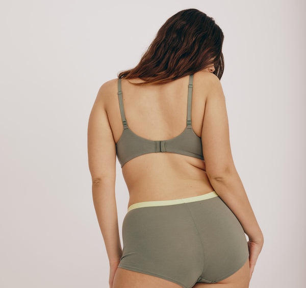 Organic Basics Core Full Coverage Bra Seaweed