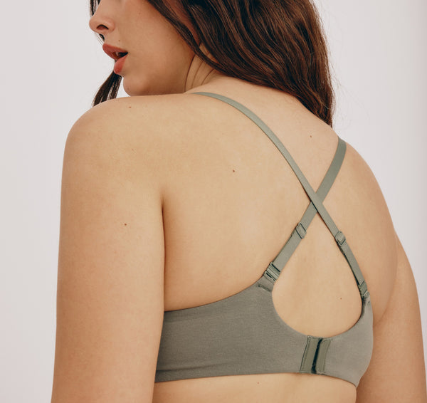 Organic Basics Core Full Coverage Bra Seaweed