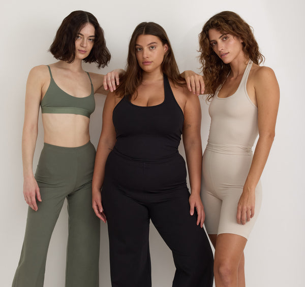 Organic Basics Core Halter Top Black