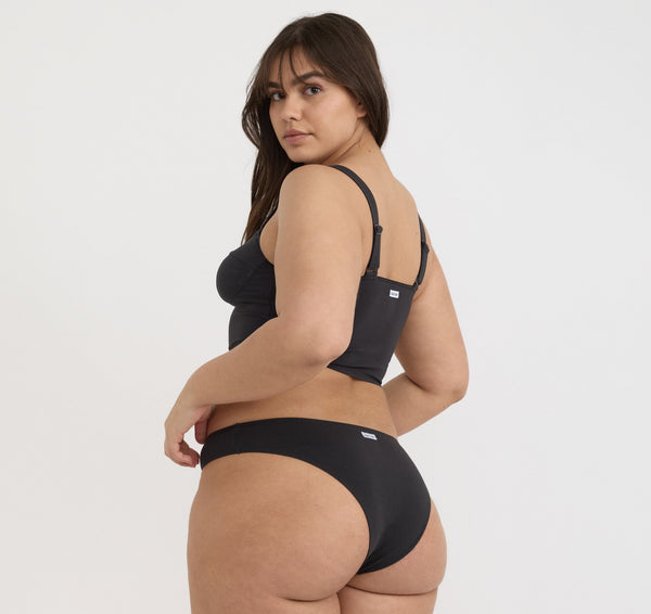 Organic Basics Core Icon Brazilian Briefs Black