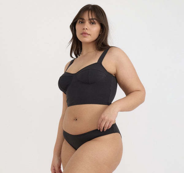 Organic Basics Core Icon Brazilian Briefs Black