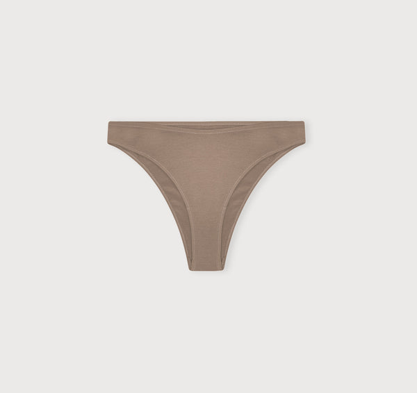 Organic Basics Core Icon Brazilian Briefs Clay
