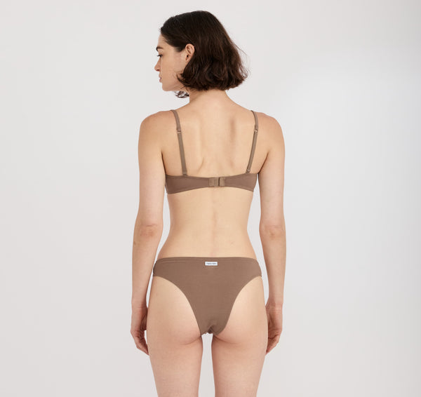 organic basics Core Icon Brazilian Briefs Clay