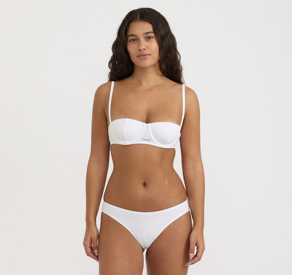 organic basics Core Icon Brazilian Briefs White