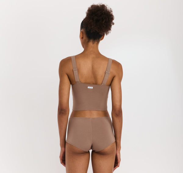 organic basics Core Icon Shorty Clay