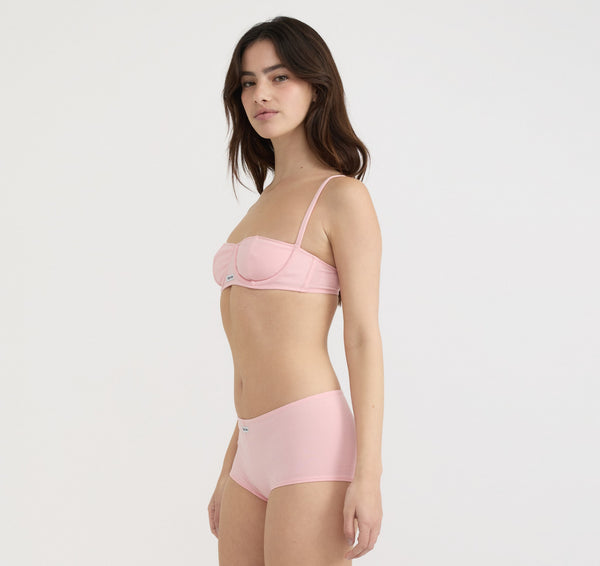 Organic Basics Core Icon Shorty Marshmallow Pink