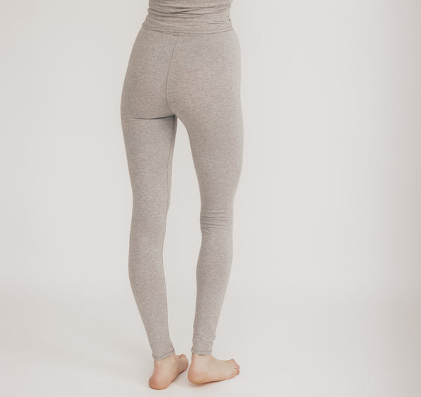 Organic Basics Core Leggings Grey Melange
