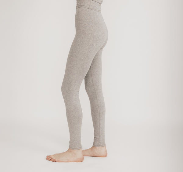 Organic Basics Core Leggings Grey Melange
