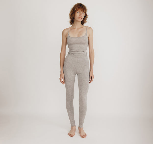 organic basics Core Leggings Grey Melange