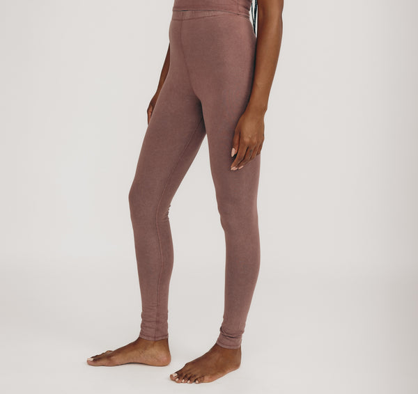 Organic Basics Core Leggings Muted Rose Wood