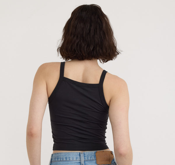 Organic Basics Core Play High-Neck Top Black