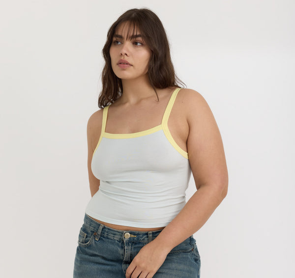 Organic Basics Core Play High-Neck Top Dewdrop