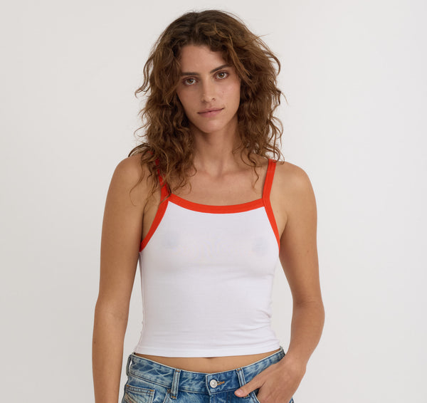 Organic Basics Core Play High-Neck Top White