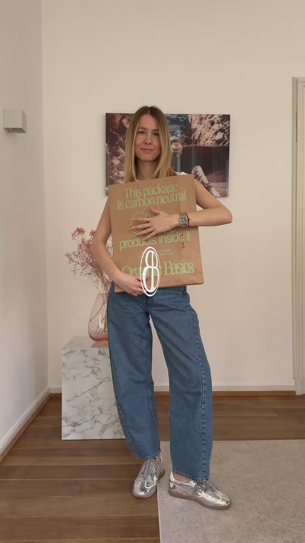 Organic Basics Core Play High-Neck Top White