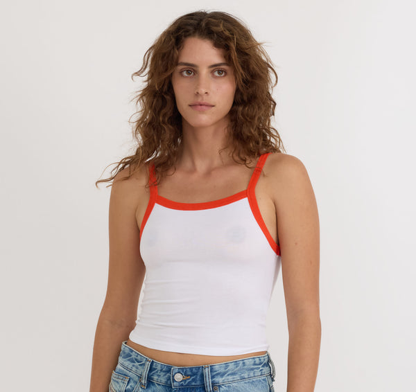 organic basics Core Play High-Neck Top White