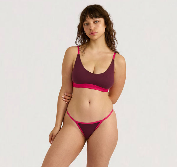 Organic Basics Core Play String Thong Fig