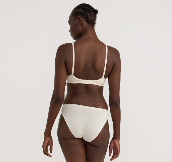 Organic Basics Core Push-Up Bra Soft Vanilla