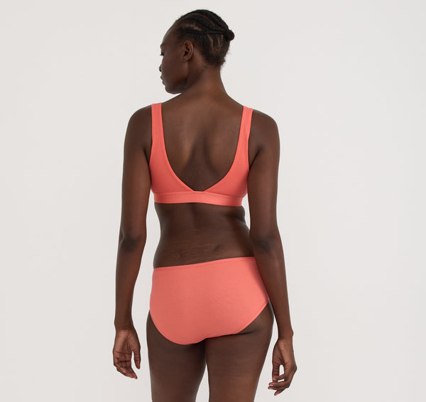 Organic Basics Core Rib Briefs Sunset