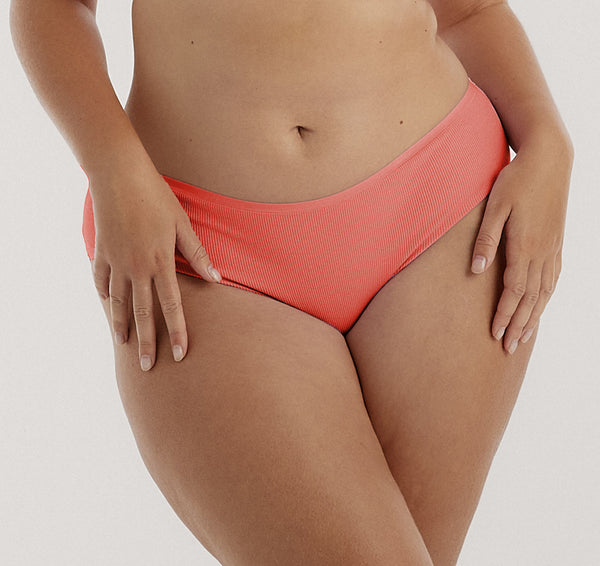 Organic Basics Core Rib Briefs Sunset