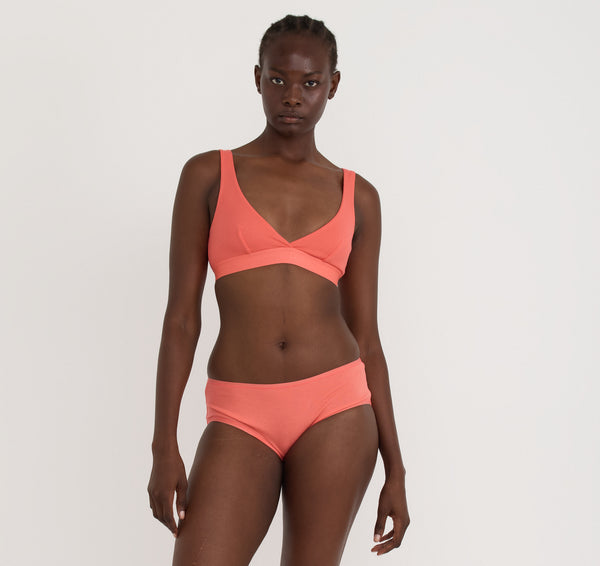 organic basics Core Rib Briefs Sunset