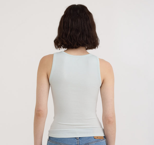 Organic Basics Core Rib Tank Top Dewdrop