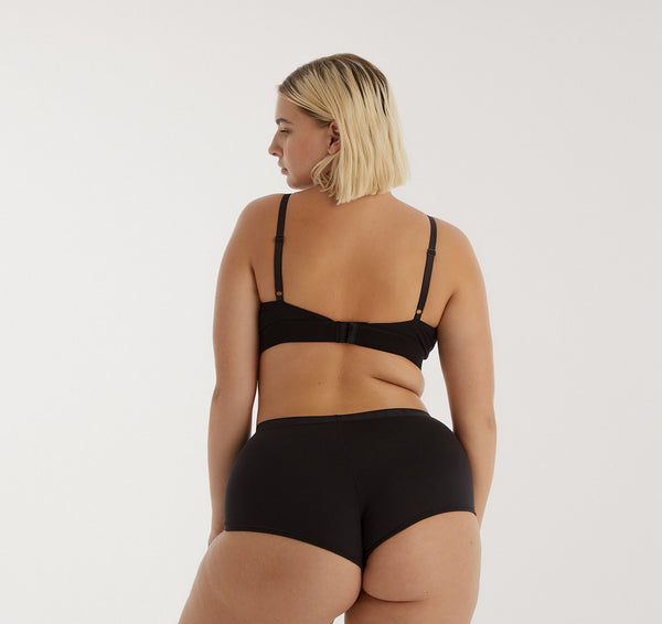 Organic Basics Core Shorty 3-Pack Black